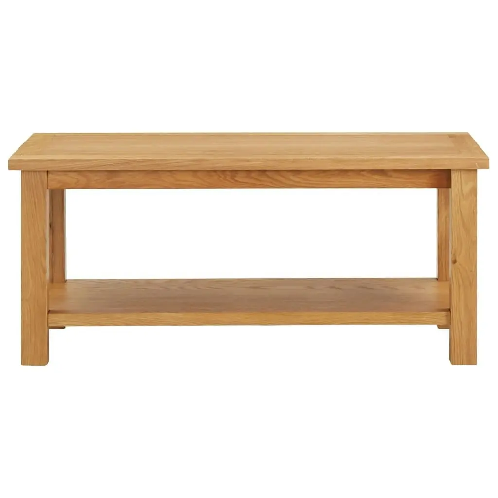 Coffee Table 110x55x40 cm Solid Oak Wood 289195