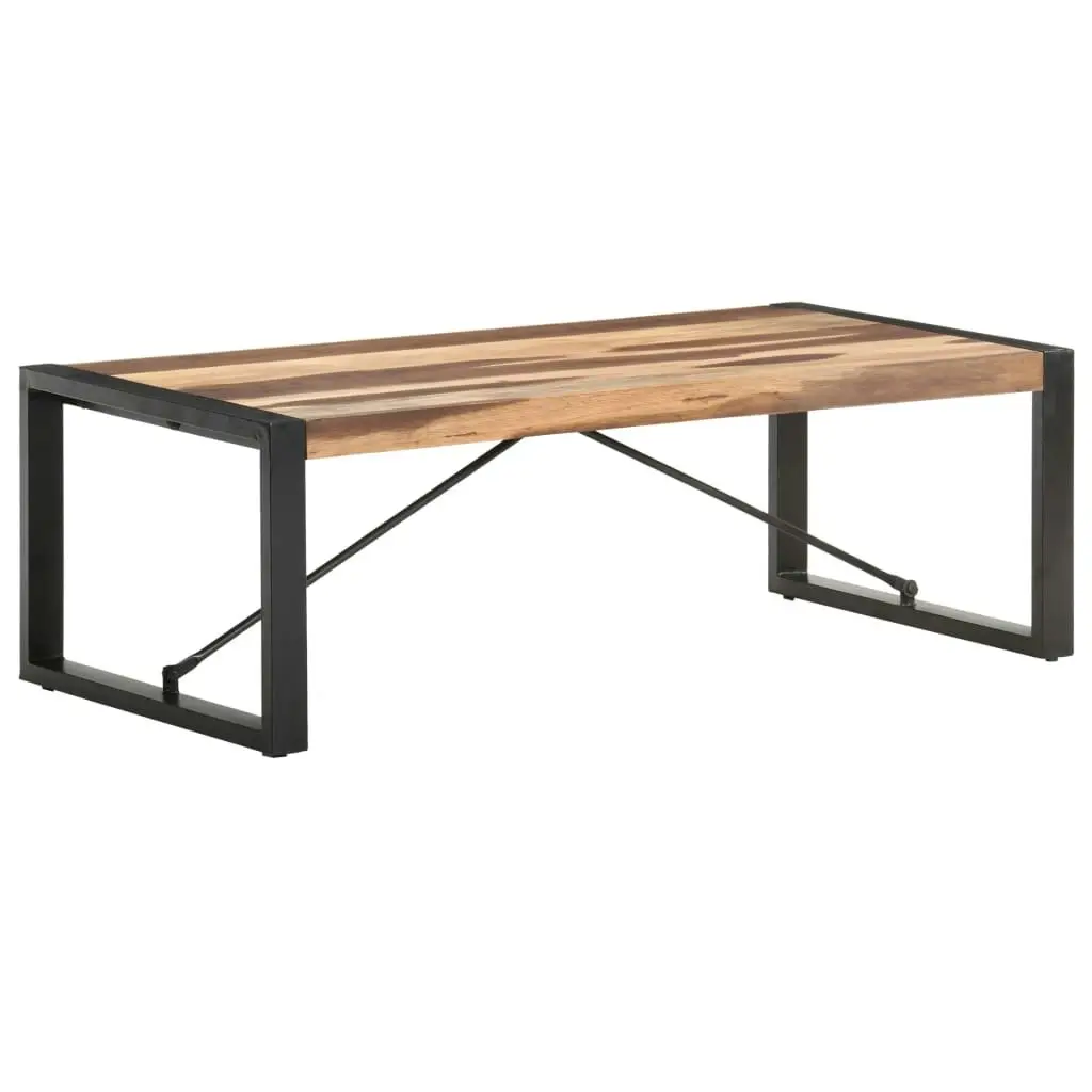 Coffee Table 120x60x40 cm Solid Wood with Sheesham Finish 321537