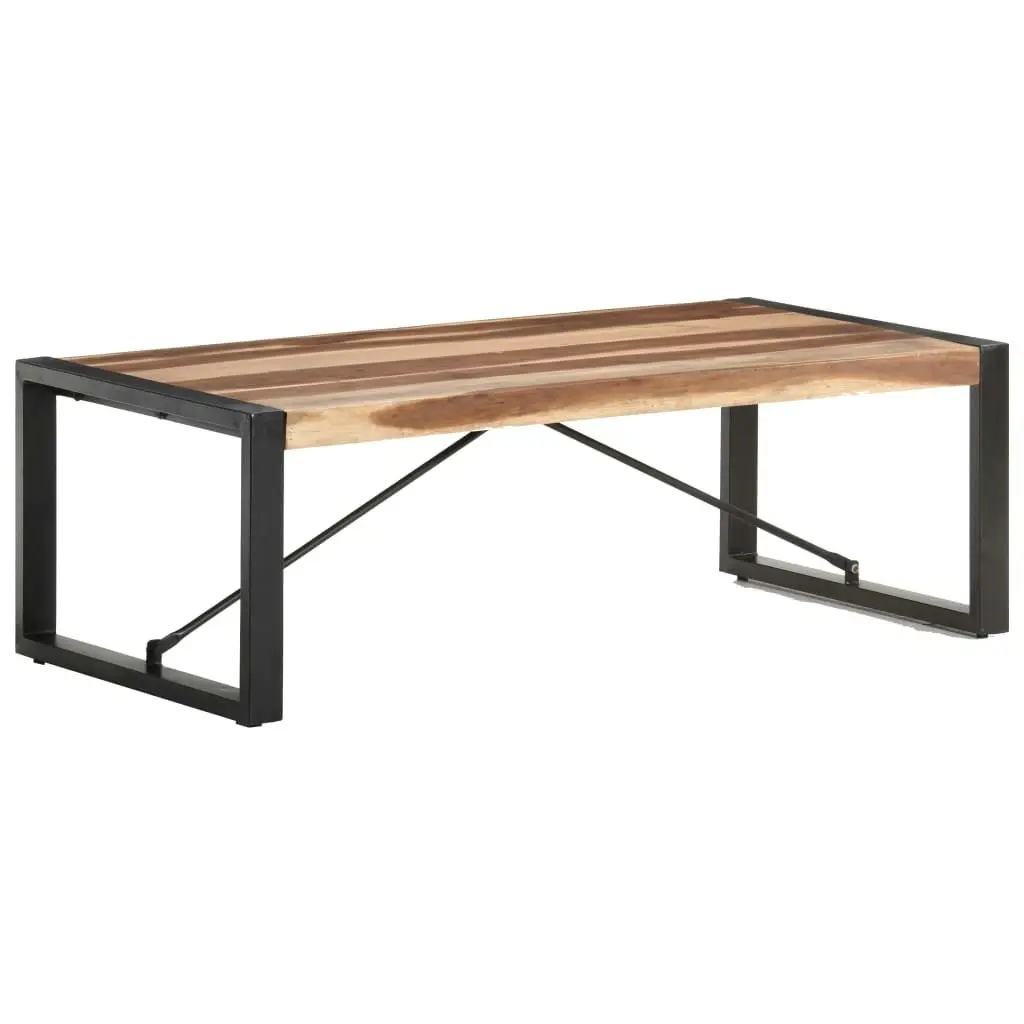 Coffee Table 120x60x40 cm Solid Wood with Sheesham Finish 321537