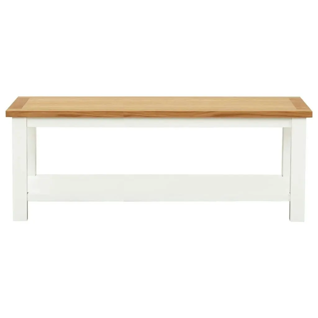 Coffee Table 110x55x40 cm Solid Oak Wood 289205