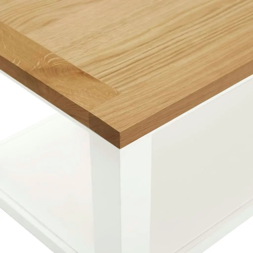 Coffee Table 110x55x40 cm Solid Oak Wood 289205