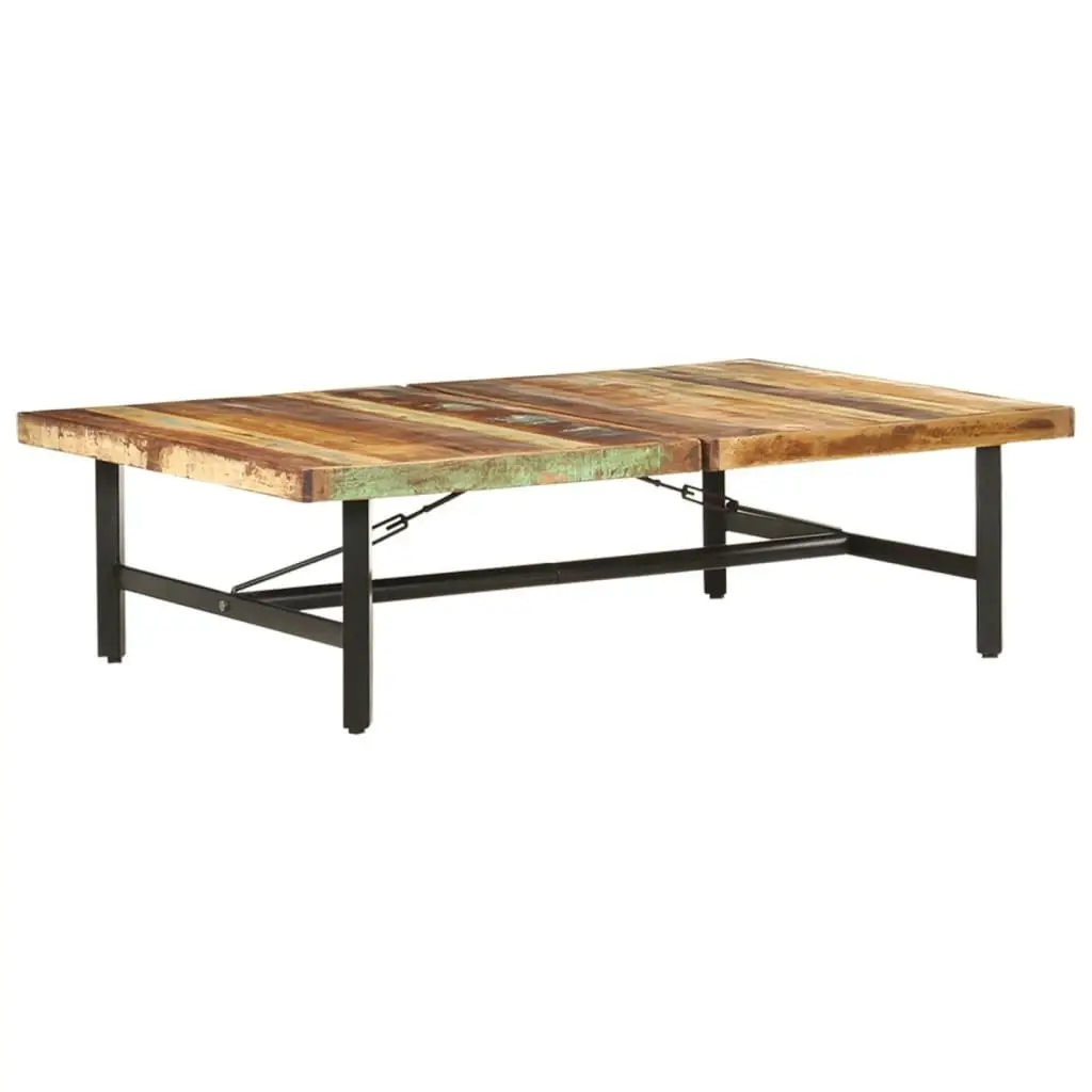 Coffee Table 142x90x42 cm Solid Reclaimed Wood 320654