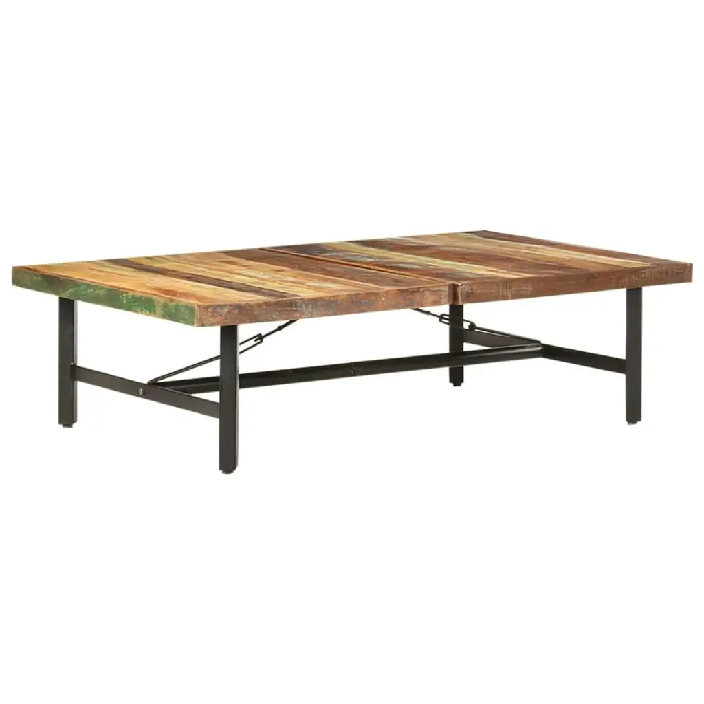 Coffee Table 142x90x42 cm Solid Reclaimed Wood 320654