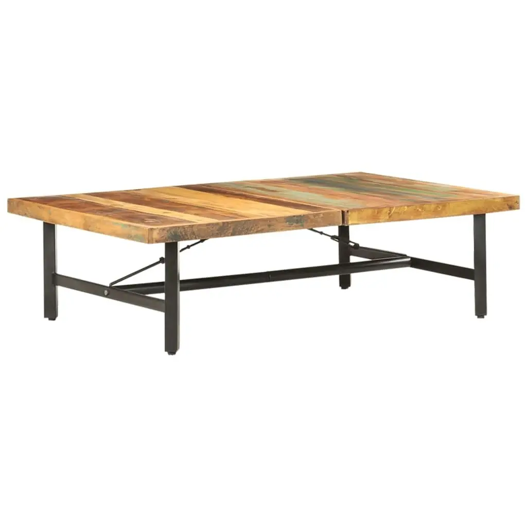 Coffee Table 142x90x42 cm Solid Reclaimed Wood 320654