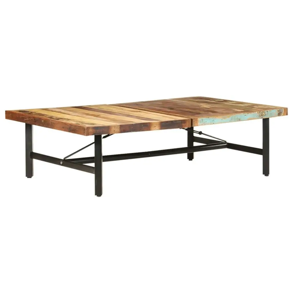 Coffee Table 142x90x42 cm Solid Reclaimed Wood 320654