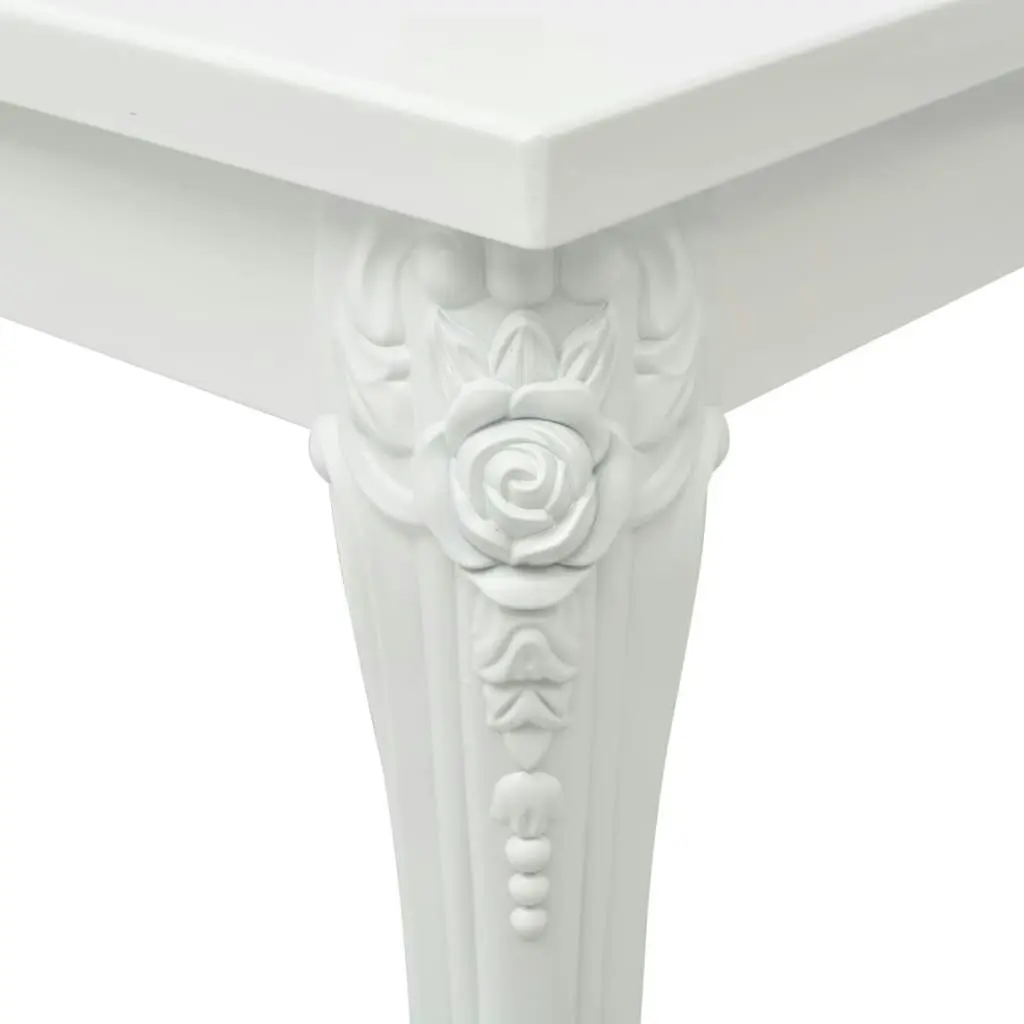 Coffee Table 115x65x42 cm High Gloss White 243381