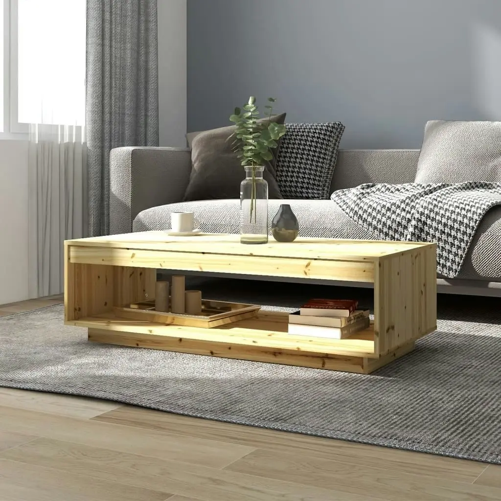 Coffee Table 110x50x33.5 cm Solid Firwood 809207