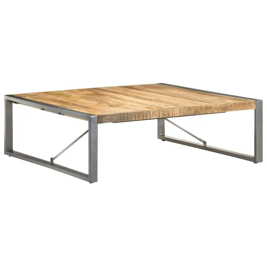 Coffee Table 120x120x40 cm Solid Wood Mango 321583