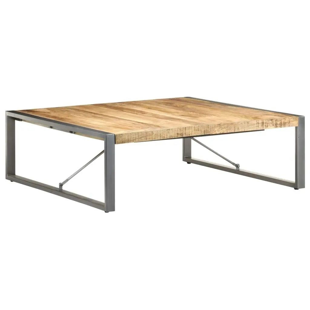 Coffee Table 120x120x40 cm Solid Wood Mango 321583