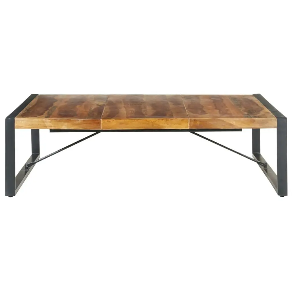 Coffee Table 140x140x40 cm Solid Wood with Sheesham Finish 321578