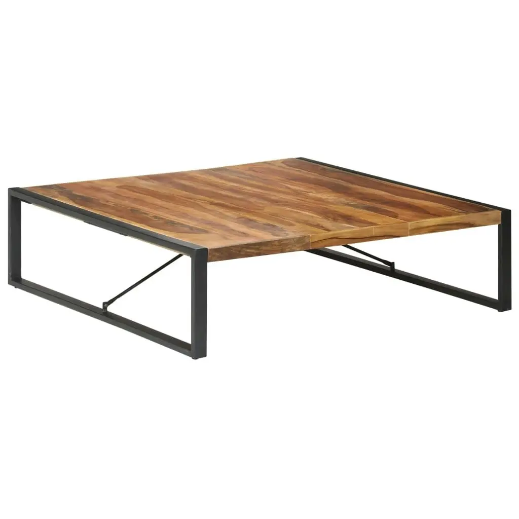 Coffee Table 140x140x40 cm Solid Wood with Sheesham Finish 321578