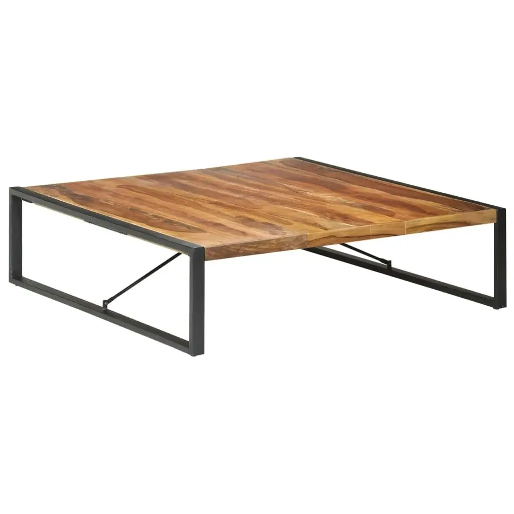 Coffee Table 140x140x40 cm Solid Wood with Sheesham Finish 321578