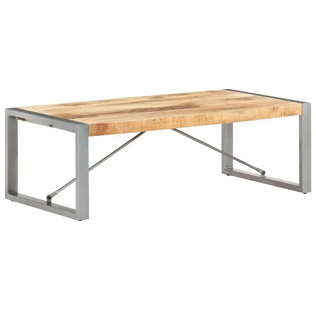 Coffee Table 120x60x40 cm Rough Mango Wood 321538