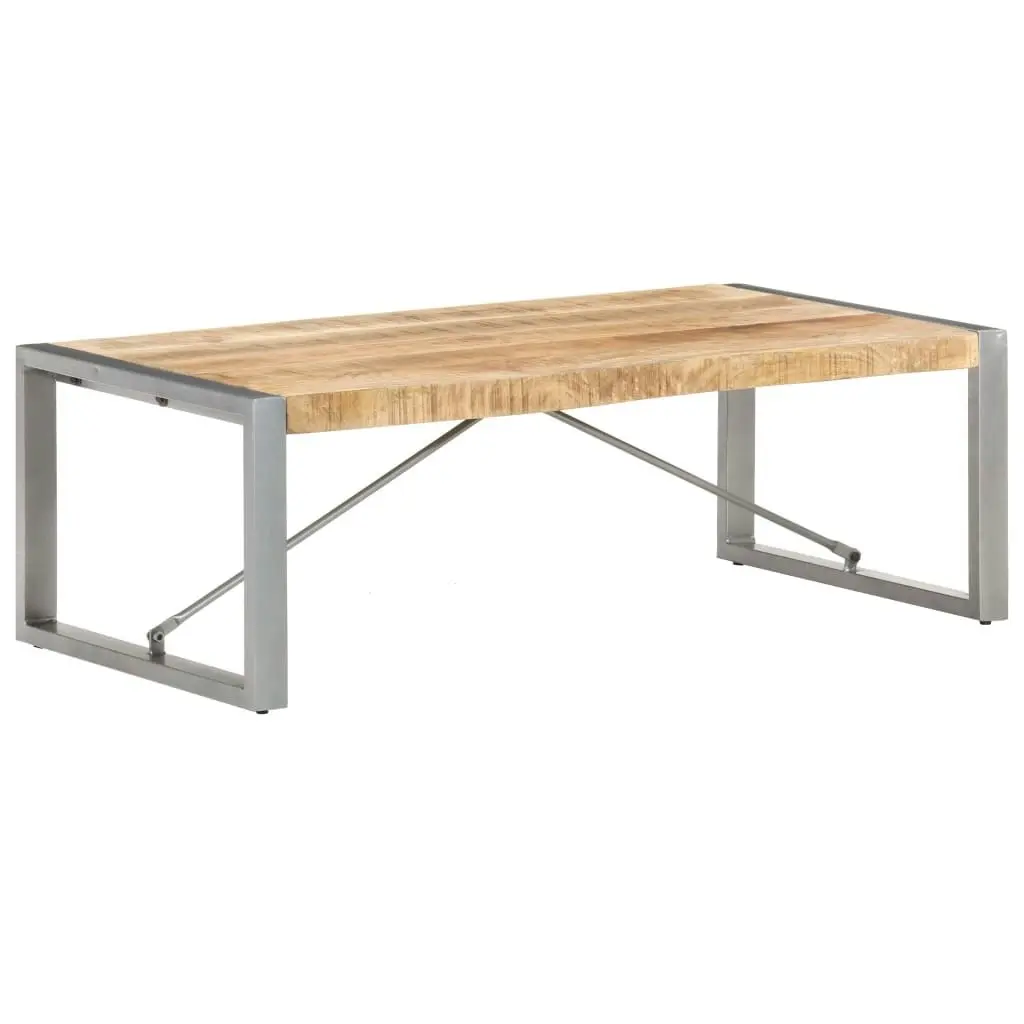 Coffee Table 120x60x40 cm Rough Mango Wood 321538