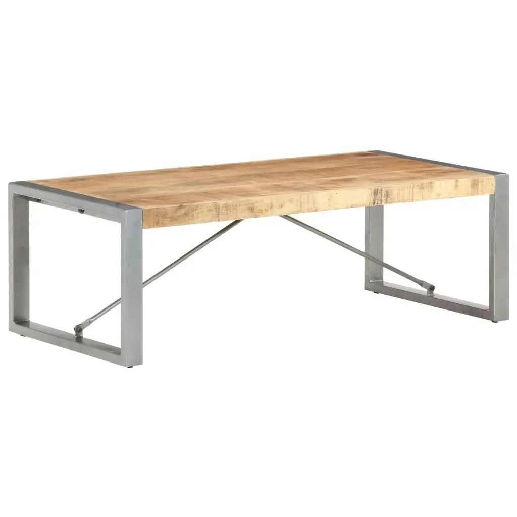 Coffee Table 120x60x40 cm Rough Mango Wood 321538