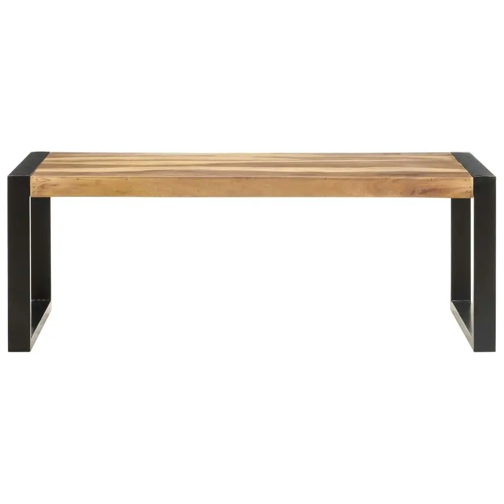 Coffee Table 110x60x40 cm Solid Wood with Sheesham Finish 321555