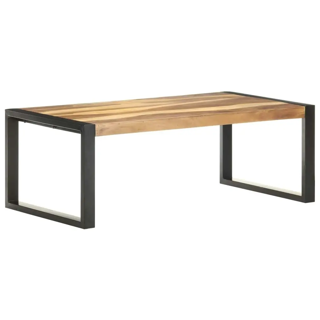 Coffee Table 110x60x40 cm Solid Wood with Sheesham Finish 321555