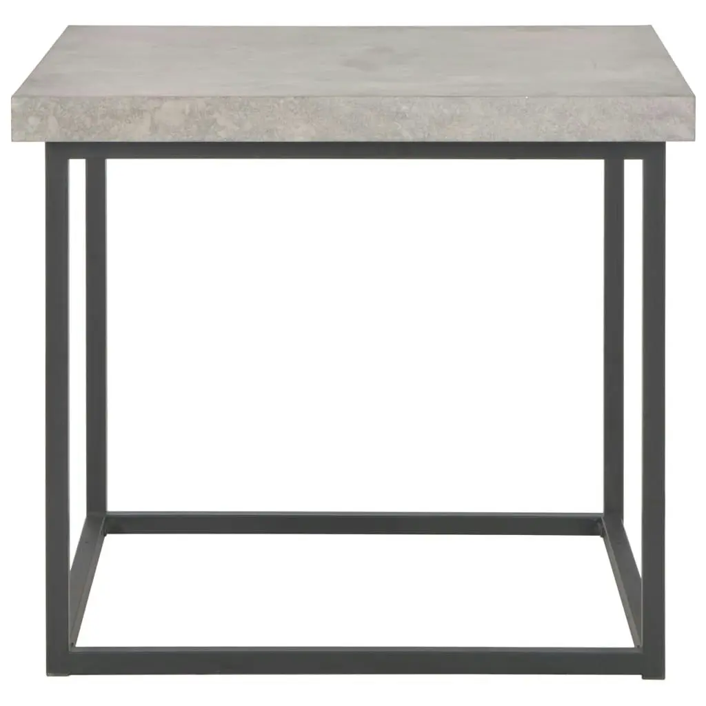 Coffee Table 55x55x53 cm Concrete Look 247374