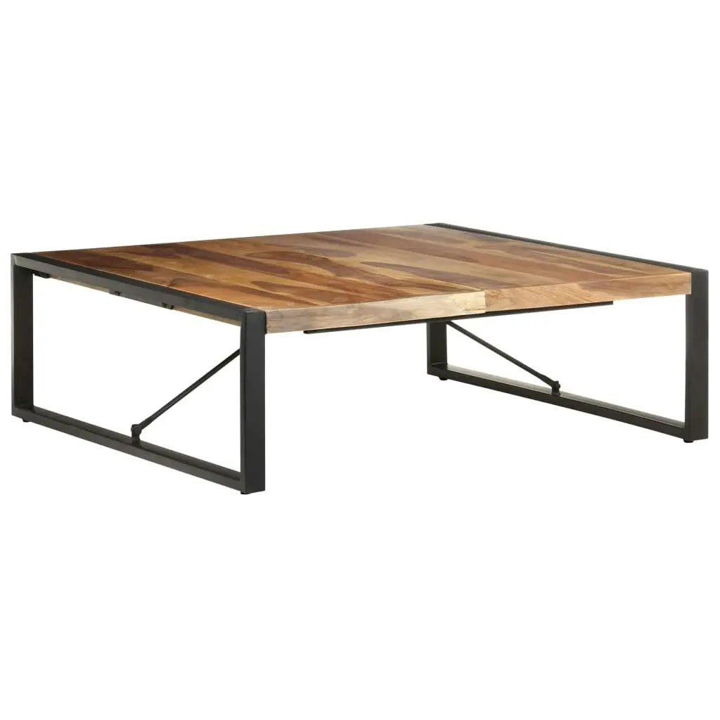 Coffee Table 120x120x40 cm Solid Wood with Sheesham Finish 321582