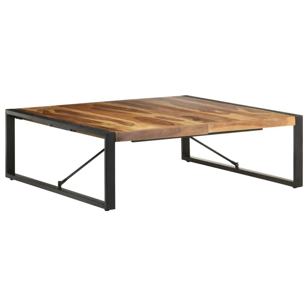 Coffee Table 120x120x40 cm Solid Wood with Sheesham Finish 321582