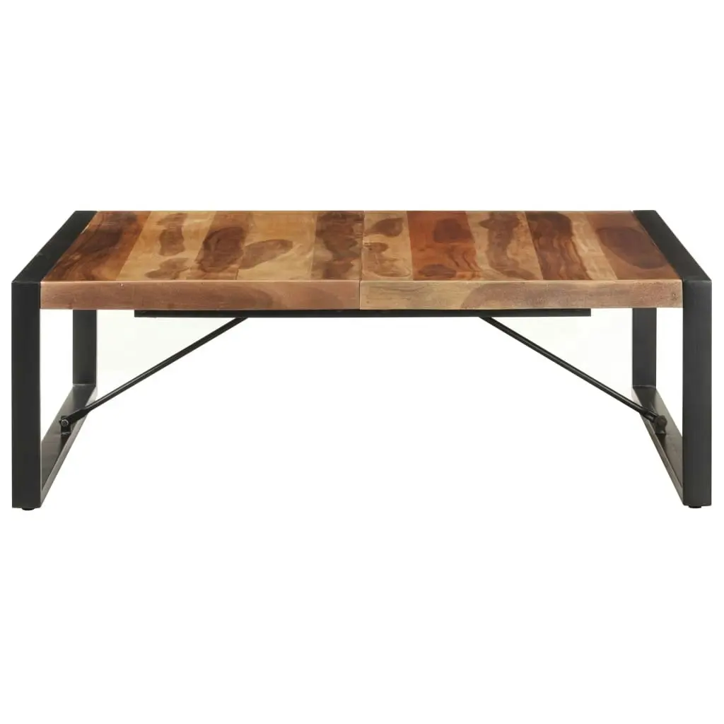 Coffee Table 120x120x40 cm Solid Wood with Sheesham Finish 321582