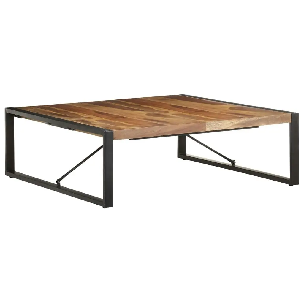 Coffee Table 120x120x40 cm Solid Wood with Sheesham Finish 321582