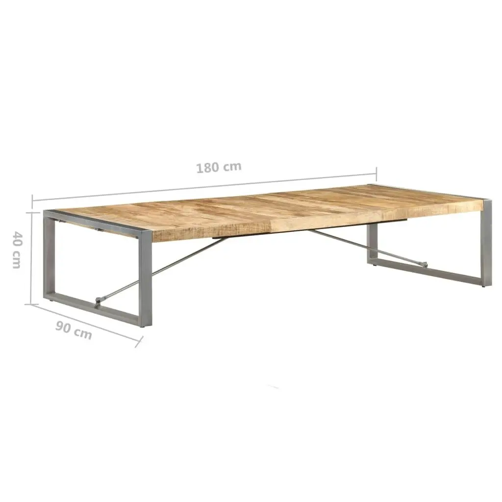 Coffee Table 180x90x40 cm Solid Wood Mango 321591