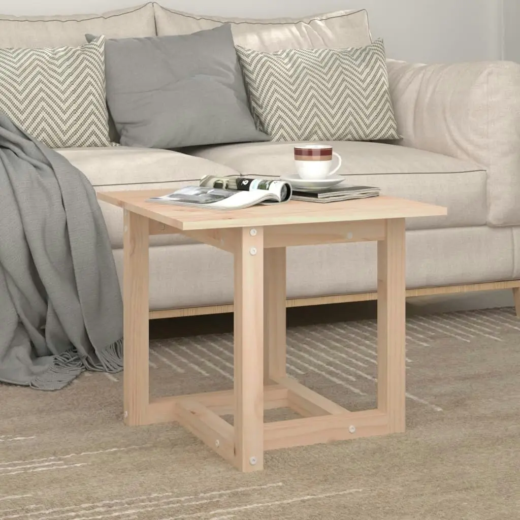 Coffee Table 50x50x45 cm Solid Wood Pine 822172