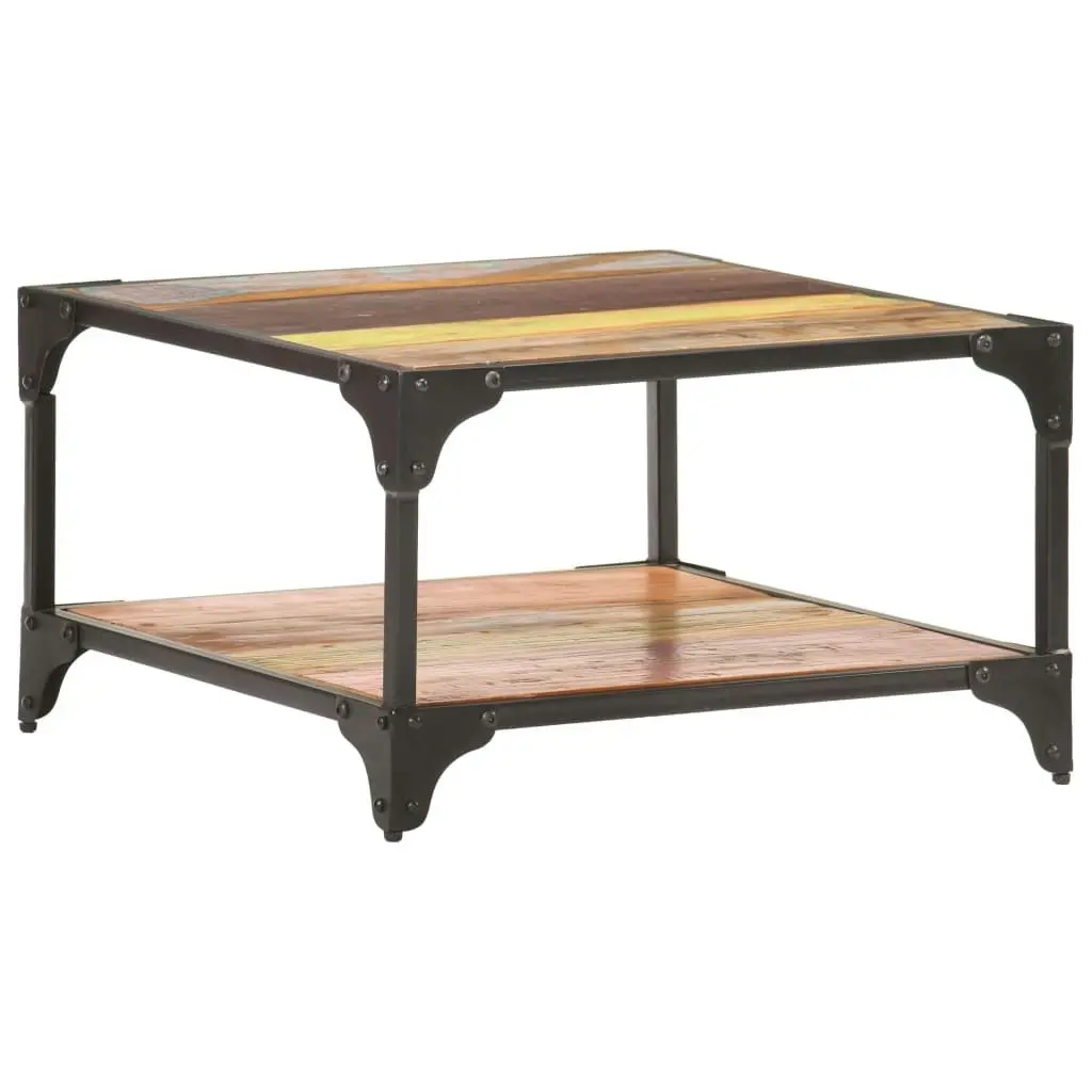 Coffee Table 60x60x35 cm Solid Reclaimed Wood 321795