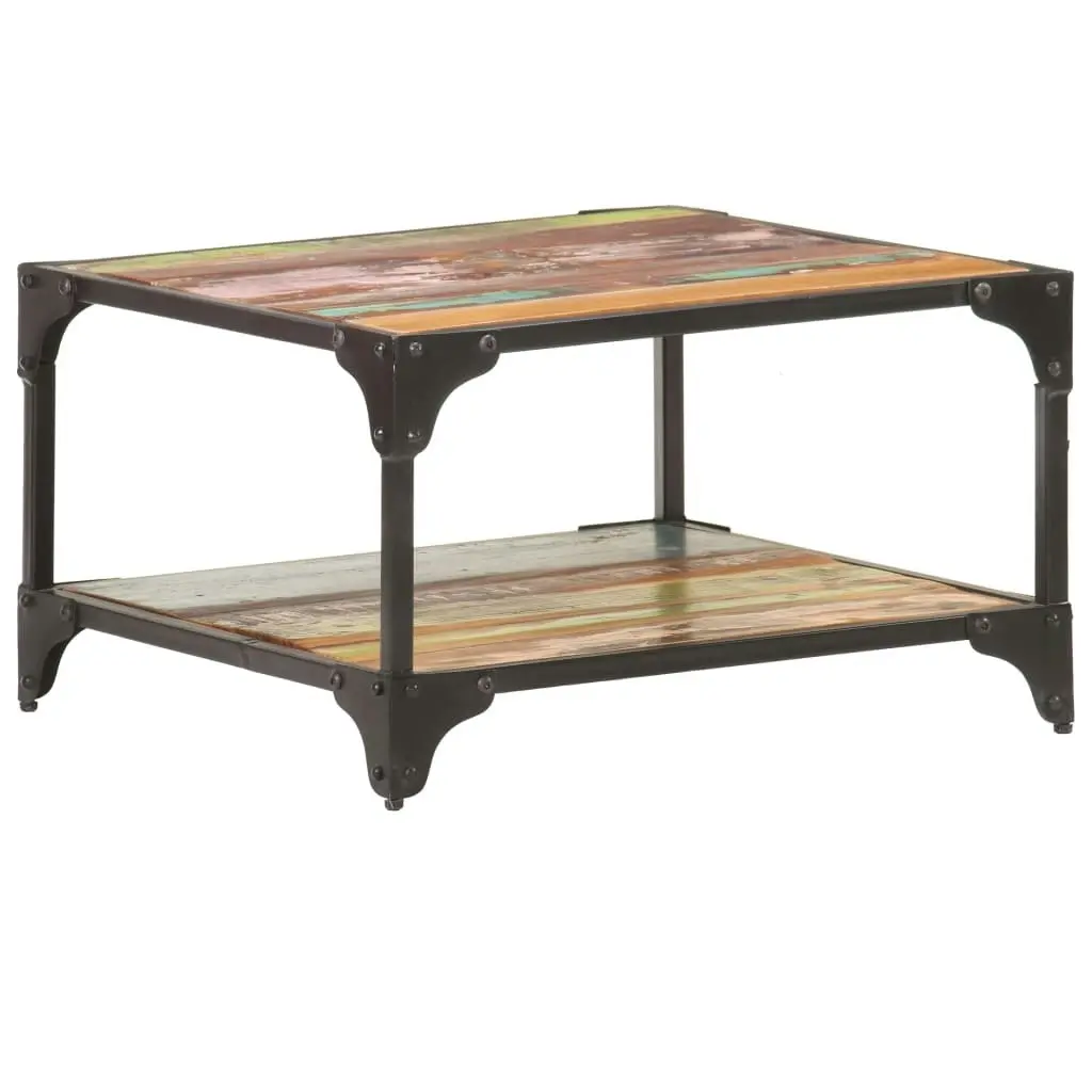 Coffee Table 60x60x35 cm Solid Reclaimed Wood 321795