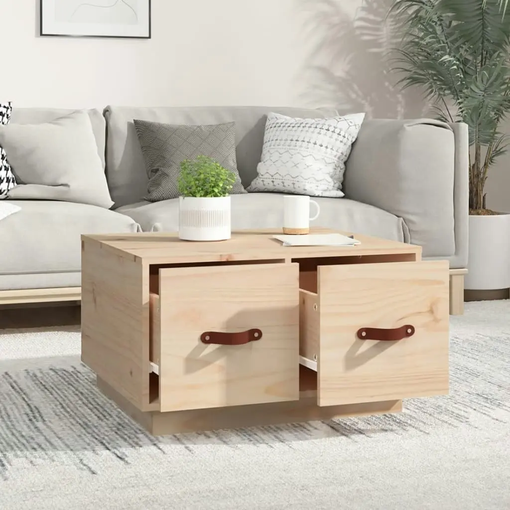 Coffee Table 60x53x35 cm Solid Wood Pine 820966