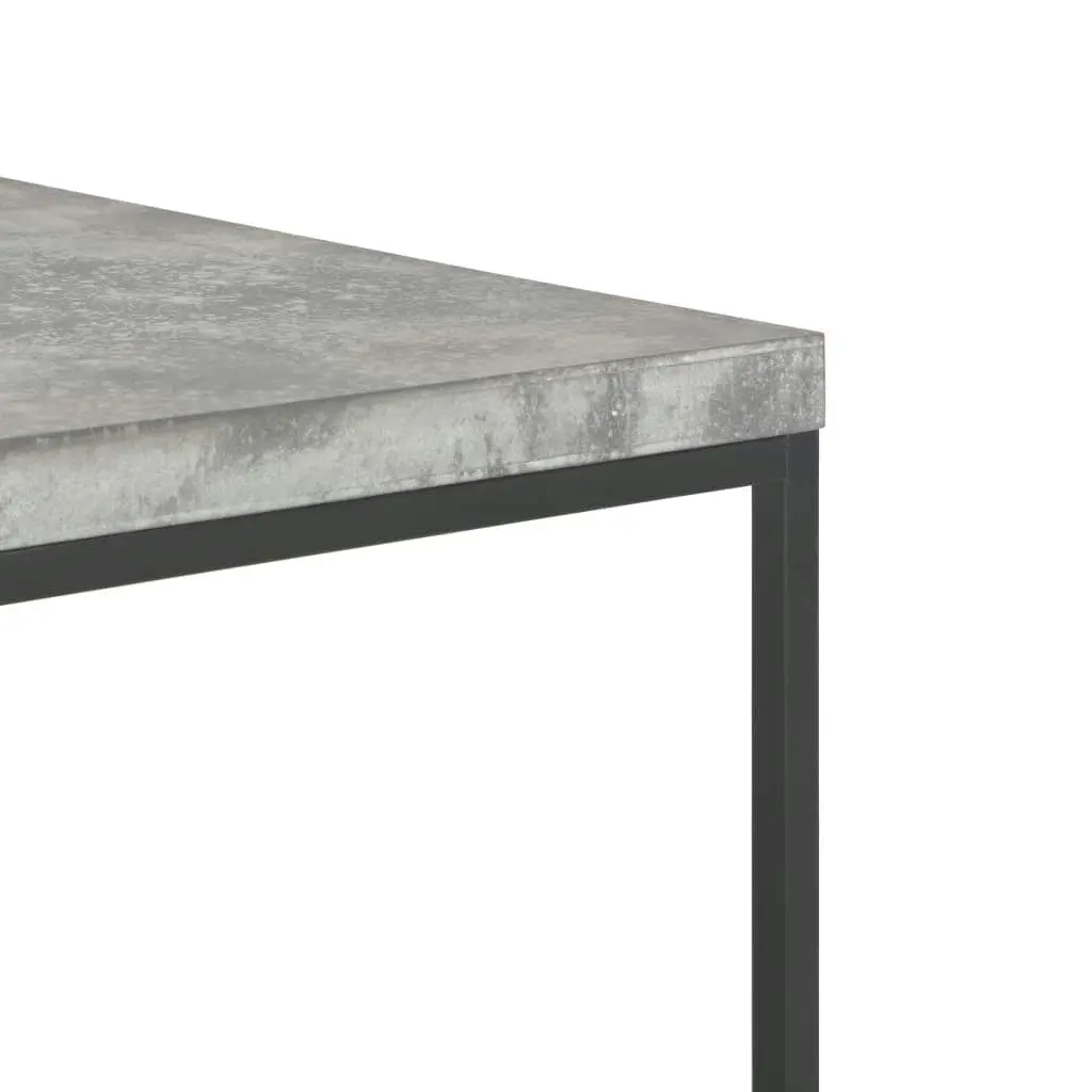 Coffee Table 75x75x38 cm Concrete Look 247373