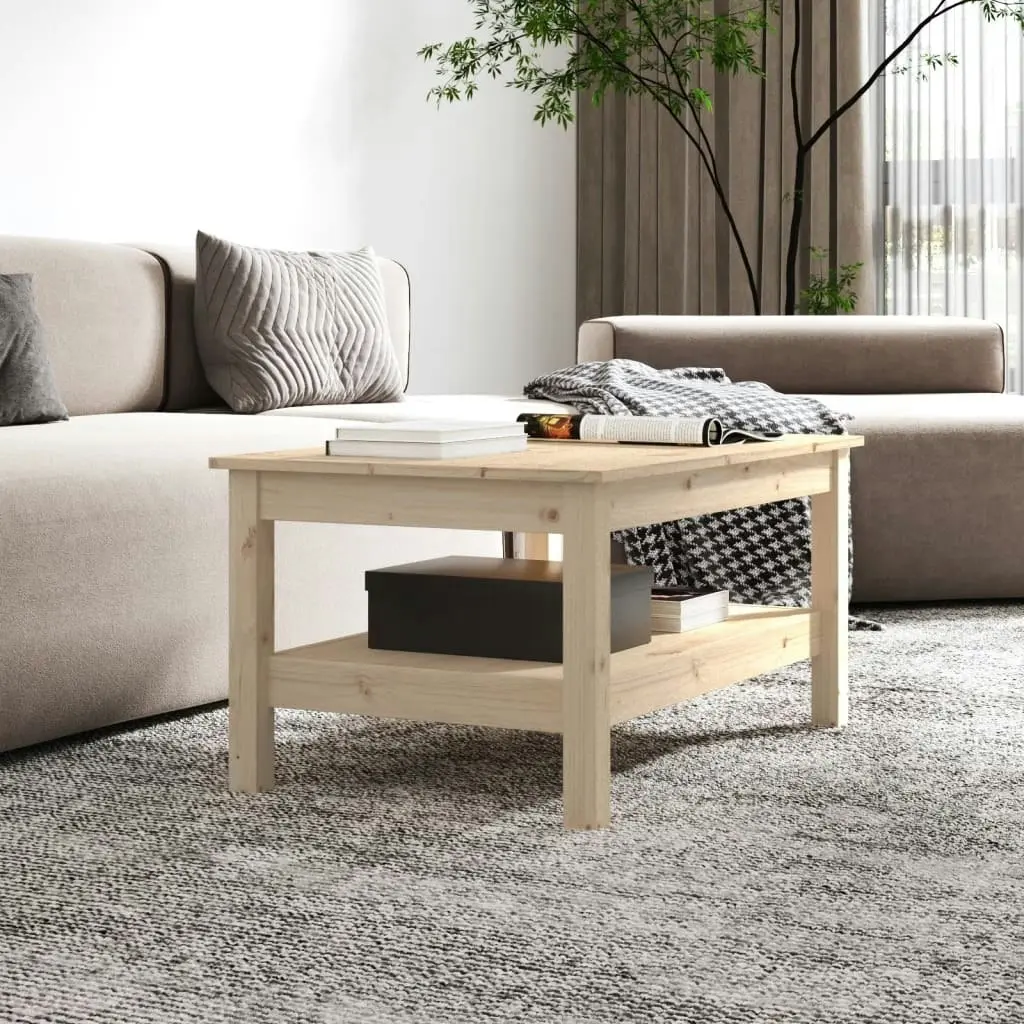 Coffee Table 80x50x40 cm Solid Wood Pine 814284