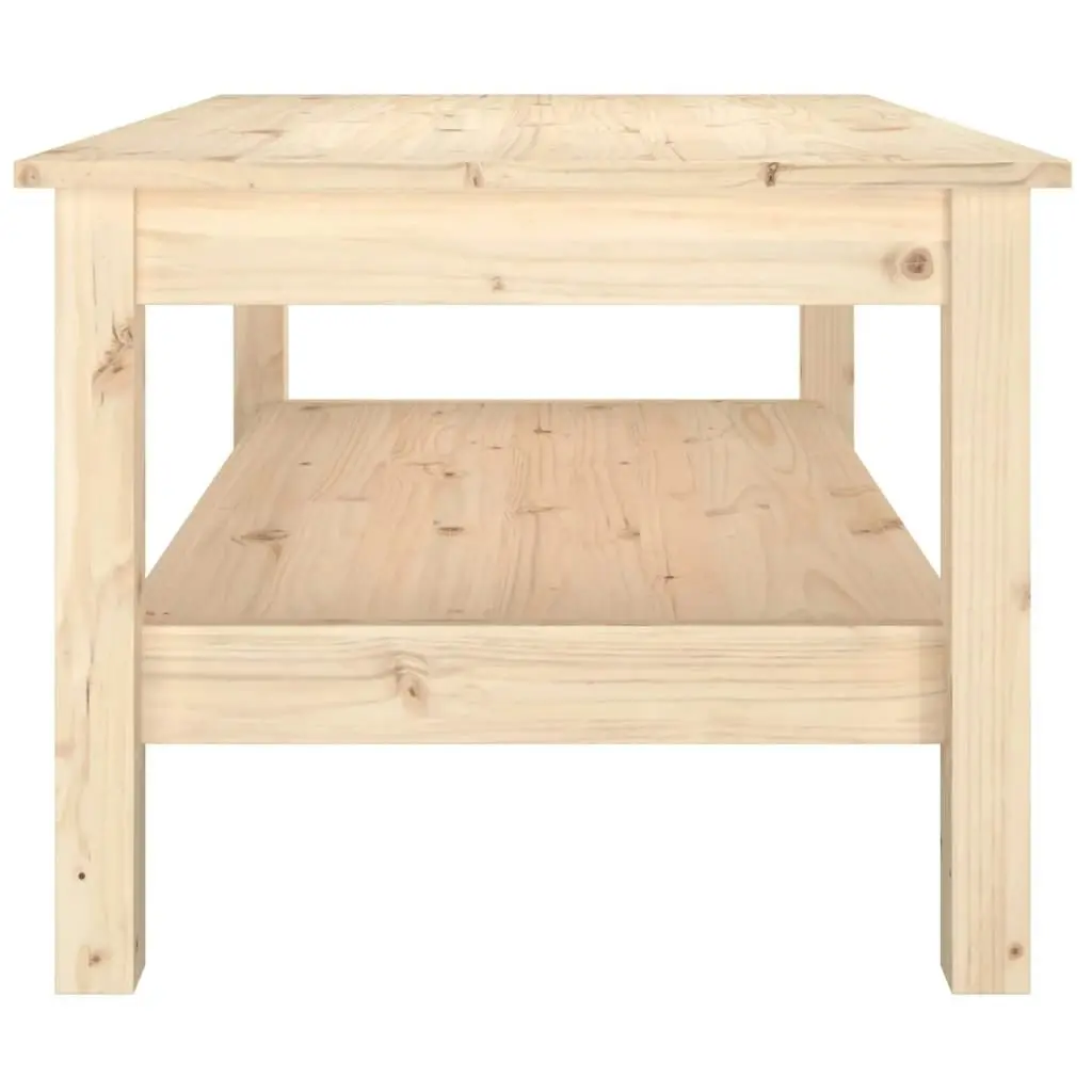 Coffee Table 80x50x40 cm Solid Wood Pine 814284