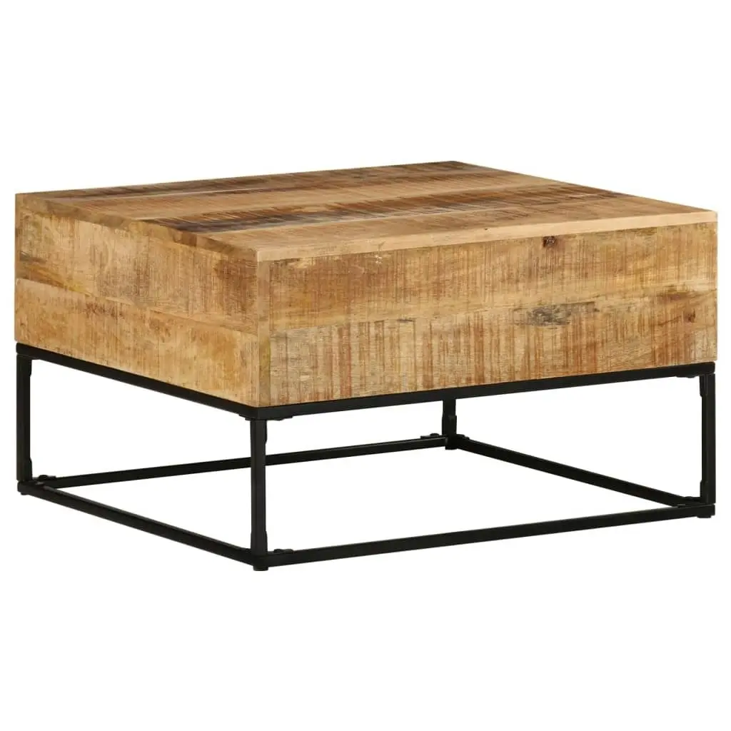 Coffee Table 68x68x41 cm Rough Mango Wood 320817