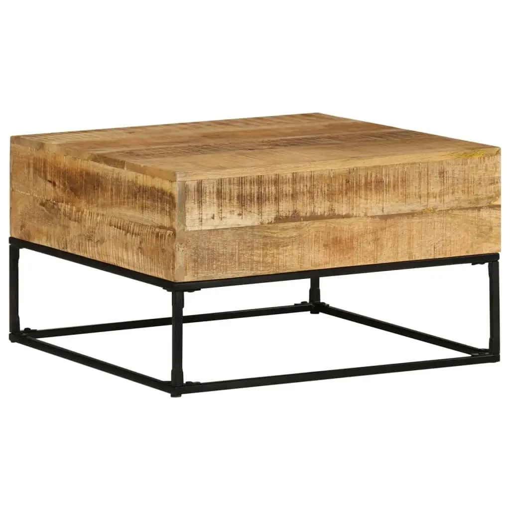 Coffee Table 68x68x41 cm Rough Mango Wood 320817