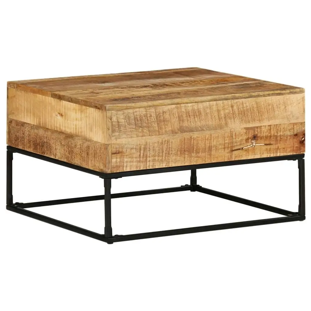 Coffee Table 68x68x41 cm Rough Mango Wood 320817