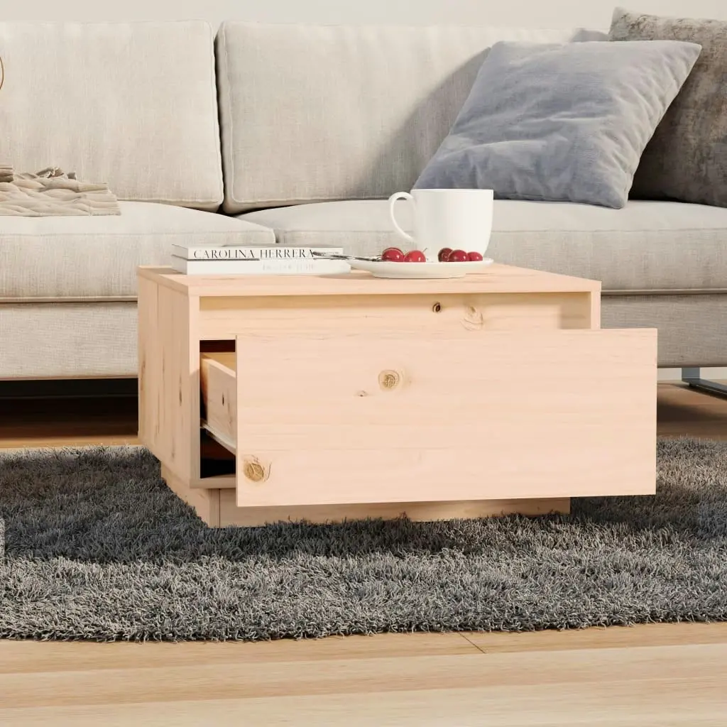 Coffee Table 55x56x32 cm Solid Wood Pine 813405