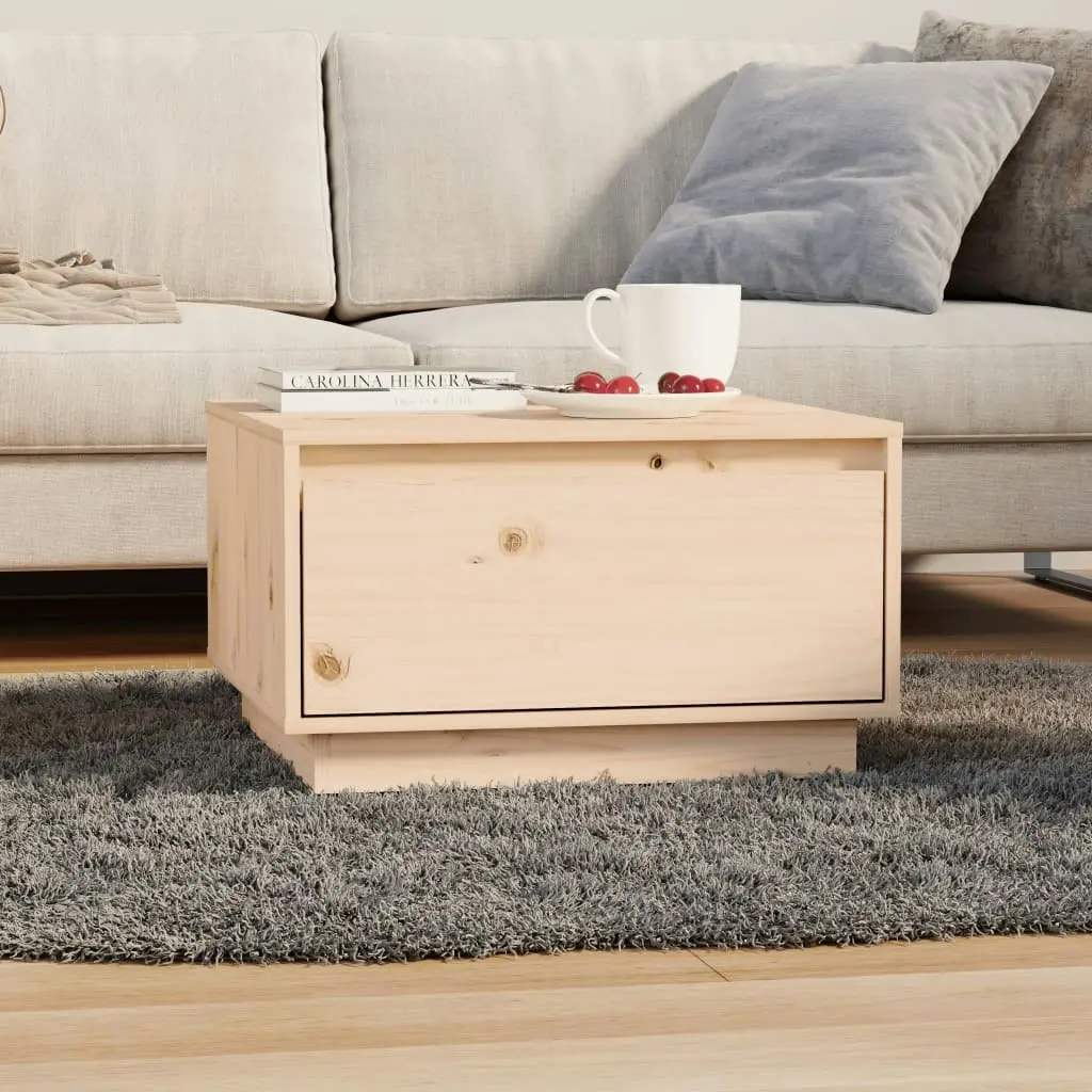 Coffee Table 55x56x32 cm Solid Wood Pine 813405