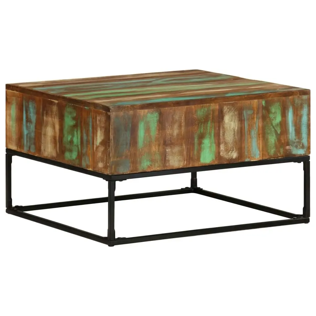 Coffee Table 68x68x41 cm Solid Reclaimed Wood 320819