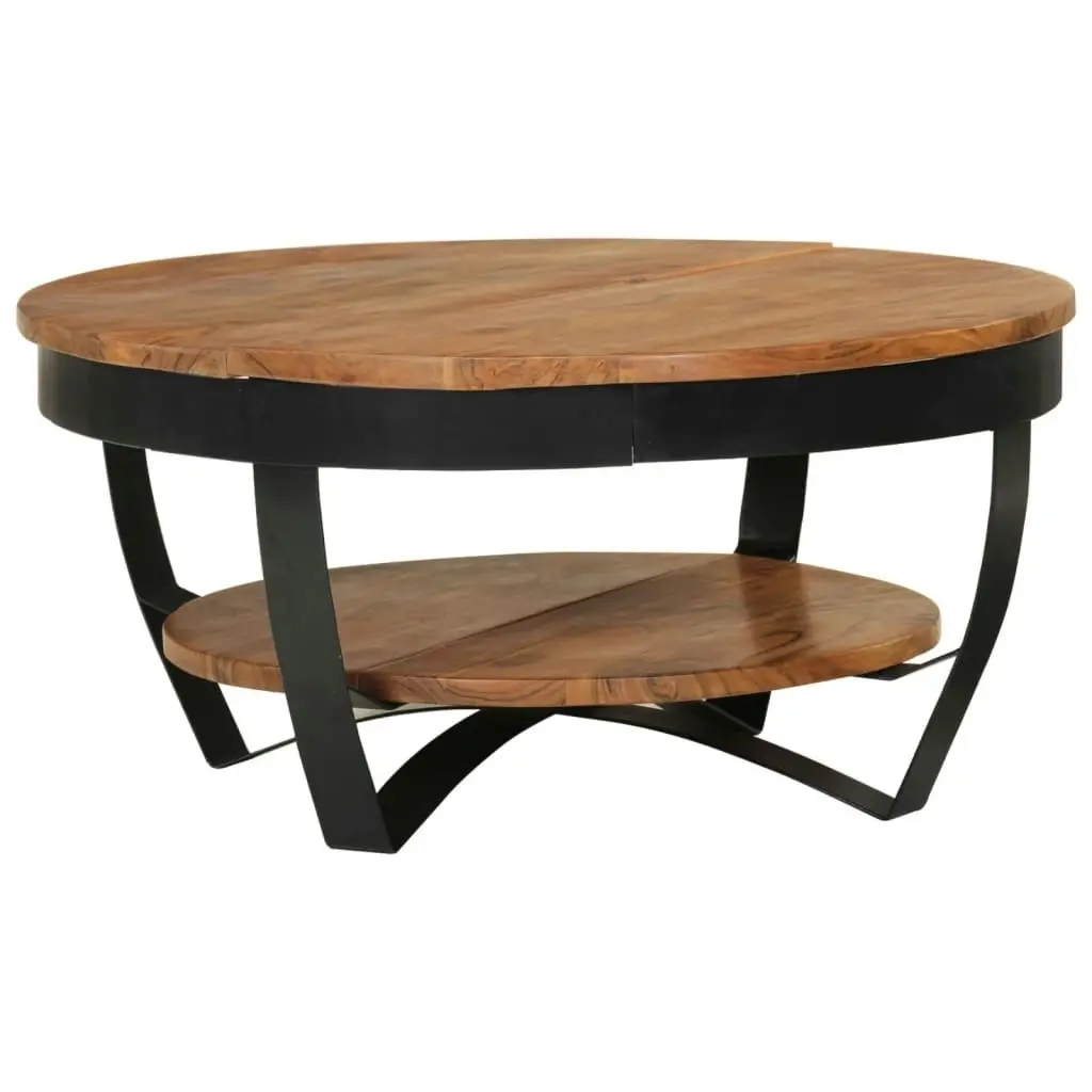 Coffee Table 65x65x32 cm Solid Acacia Wood 289616