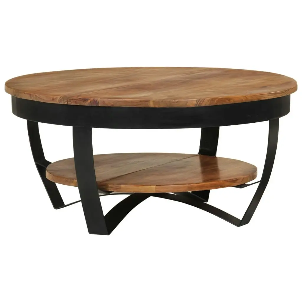 Coffee Table 65x65x32 cm Solid Acacia Wood 289616