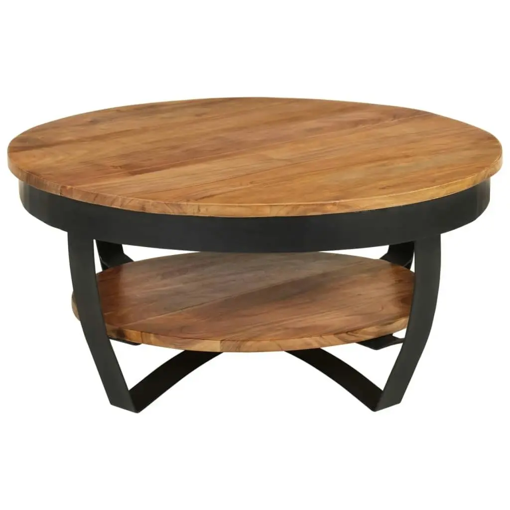 Coffee Table 65x65x32 cm Solid Acacia Wood 289616