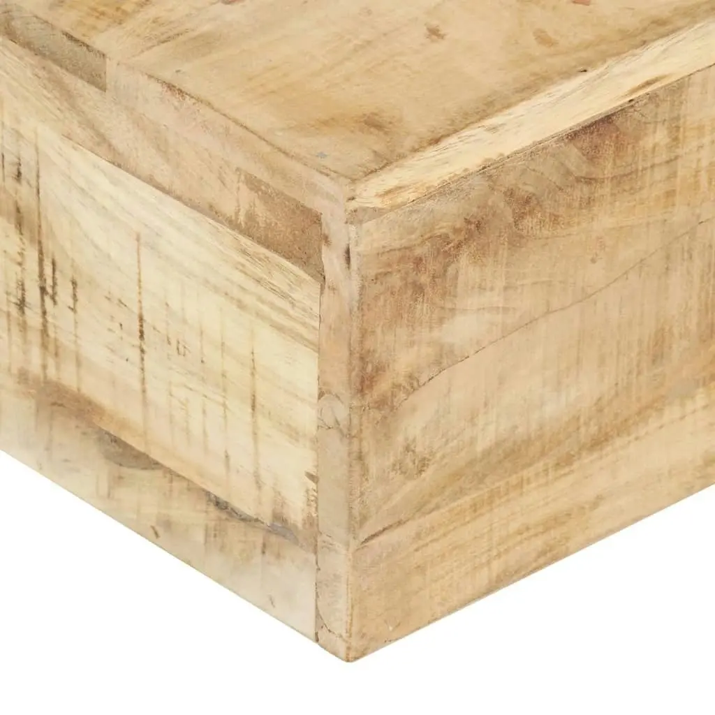 Coffee Table 80x80x28 cm Solid Mango Wood 323592