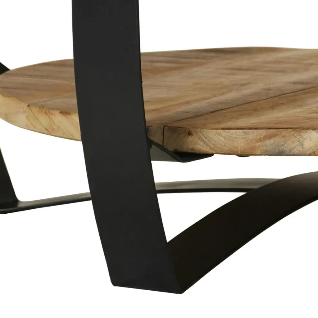 Coffee Table 65 cm Solid Rough Mango Wood 244675