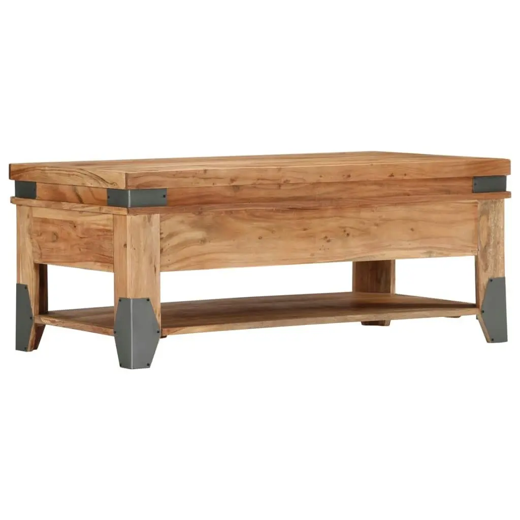 Coffee Table 110x52x45 cm Solid Wood Acacia 282751