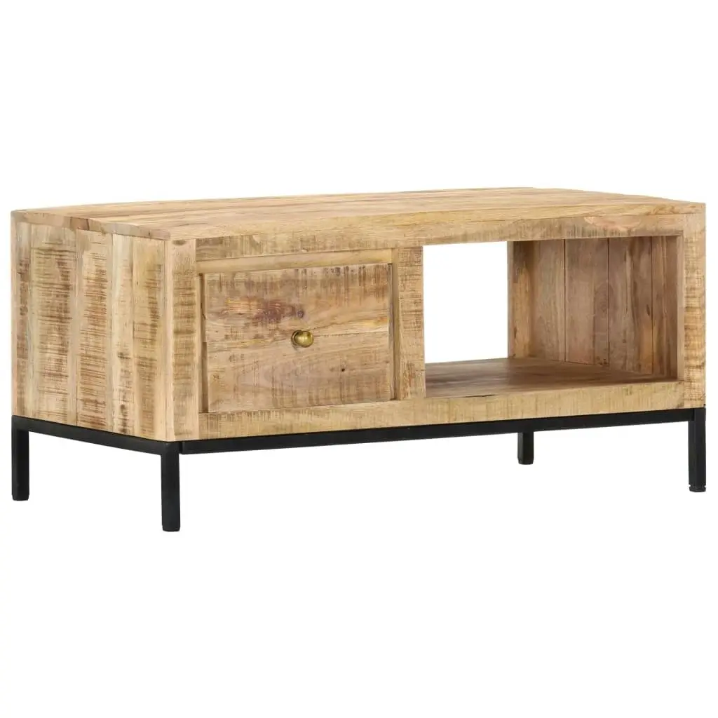 Coffee Table 88x50x42 cm Solid Mango Wood 287373