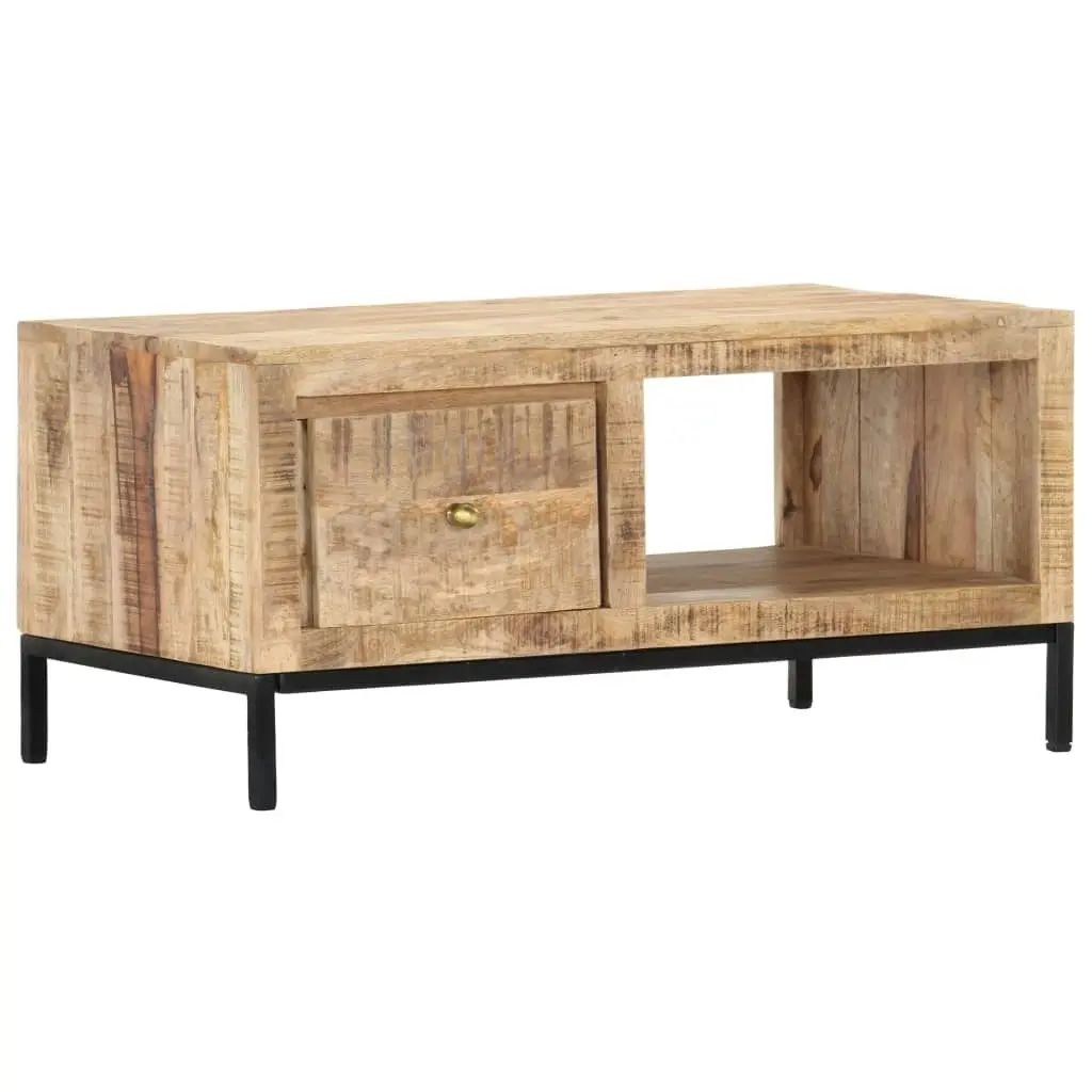 Coffee Table 88x50x42 cm Solid Mango Wood 287373