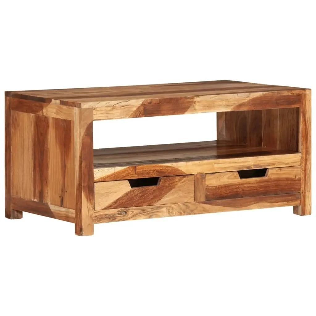 Coffee Table 84x49x40 cm Solid Wood Acacia 339509