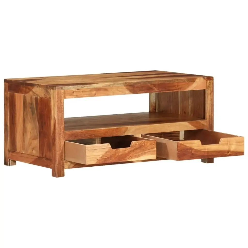 Coffee Table 84x49x40 cm Solid Wood Acacia 339509